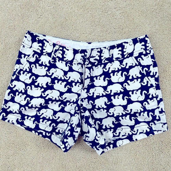 Lilly Pulitzer Pants - Lilly Pulitzer Callahan Elephant Shorts
